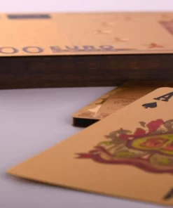 ورق بازی پاسور با روکش طلا